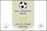 BSG Traktor Billroda Wimpel Sektion Fussball