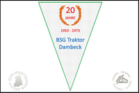 BSG Traktor Dambeck Wimpel Jubil&auml;um 20 Jahre