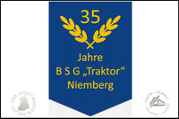 BSG Traktor Niemberg Wimpel Jubil&auml;um 35 Jahre
