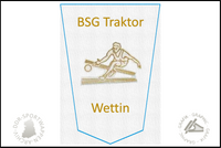 BSG Traktor Wettin Wimpel Sektion Kegeln