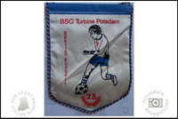 BSG Turbine Potsdam Wimpel Sektion Fussball 25 Jahre