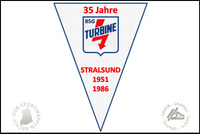BSG Turbine Stralsund Wimpel 35 Hahre