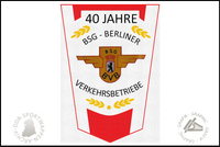 BSG Berliner VB Wimpel Jubil&auml;en 40 Jahre