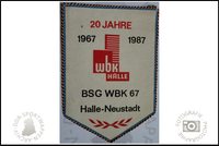 BSG WBK 67 Halle-Neustadt Wimpel 20 Jahre